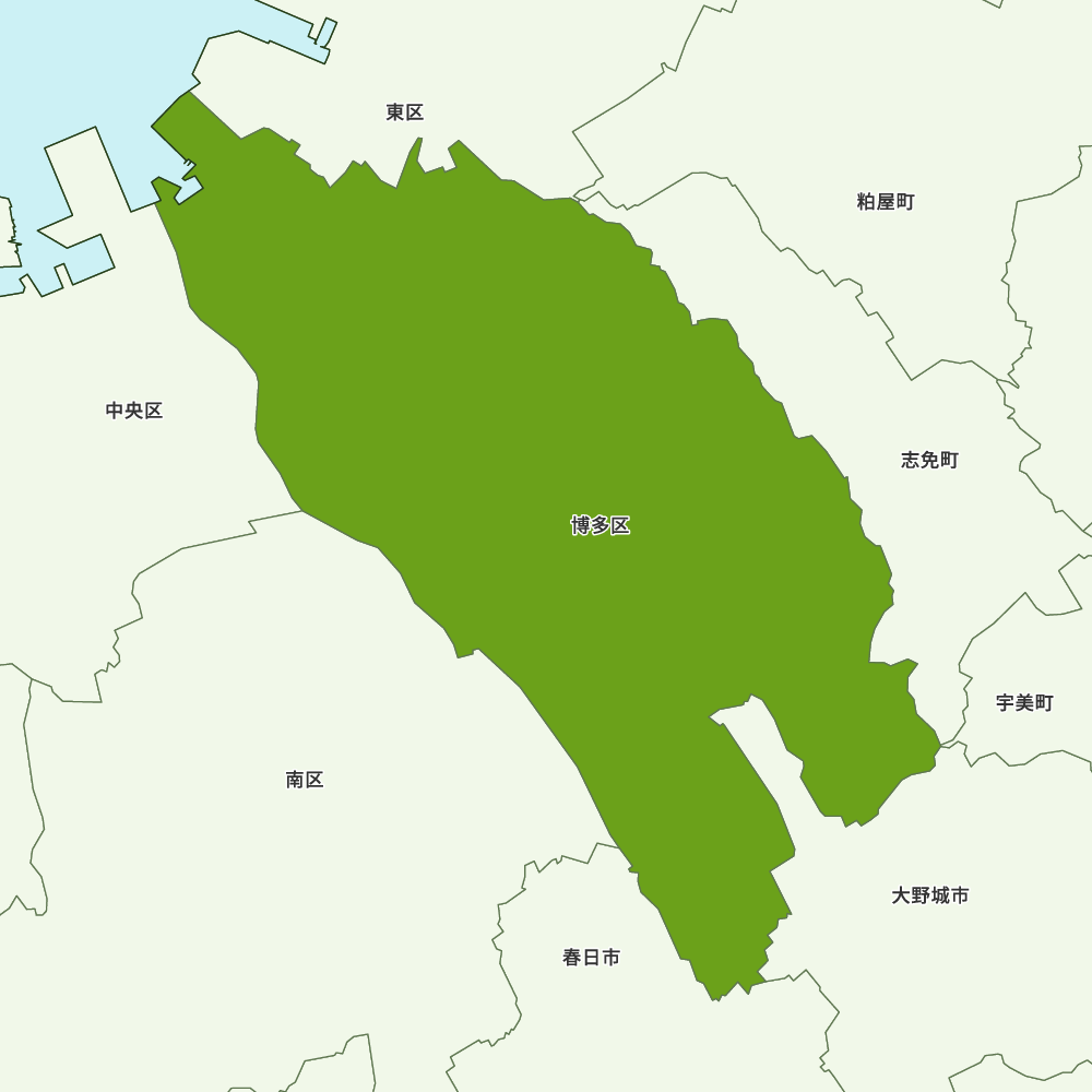 福岡県福岡市博多区の地図 | Map-It マップ・イット