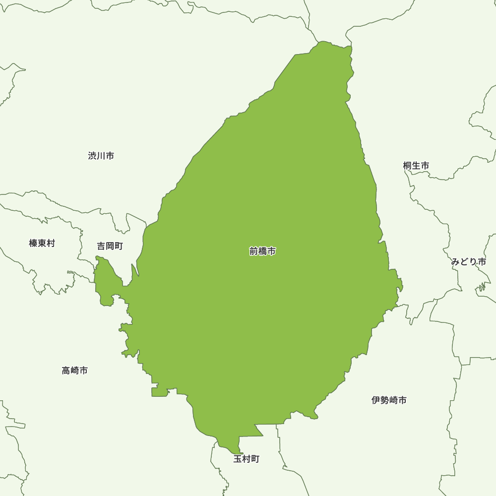 群馬県前橋市の地図 | Map-It マップ・イット