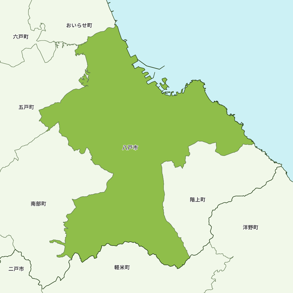 青森県八戸市の地図 | Map-It マップ・イット