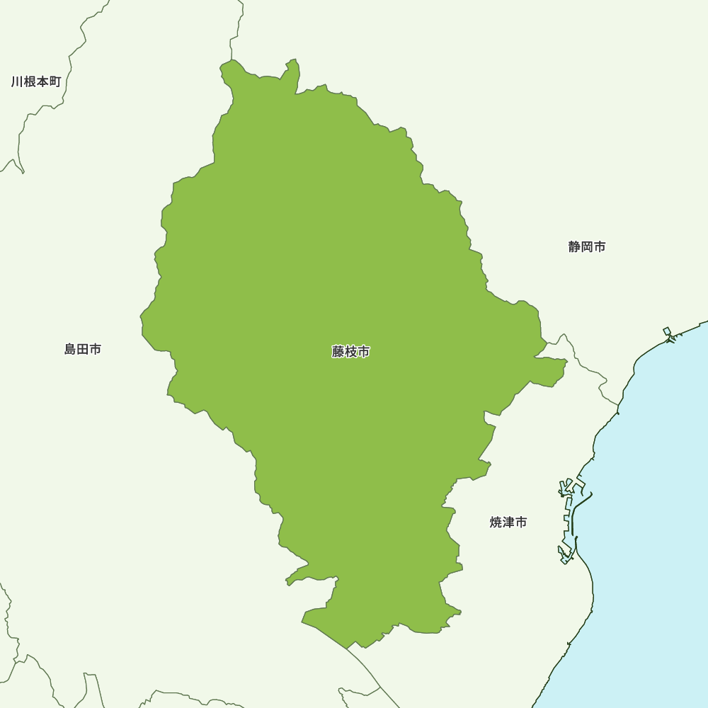 静岡県藤枝市の地図 | Map-It マップ・イット
