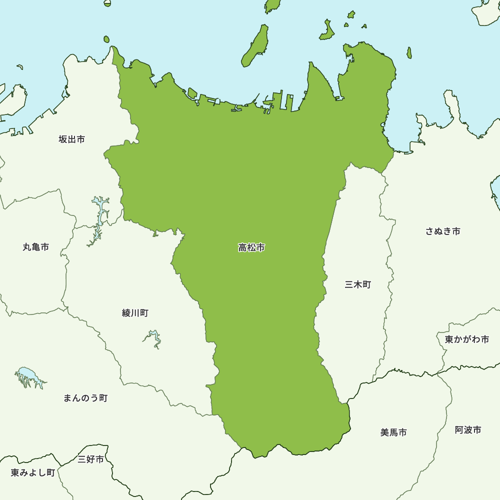 香川県高松市の地図 | Map-It マップ・イット