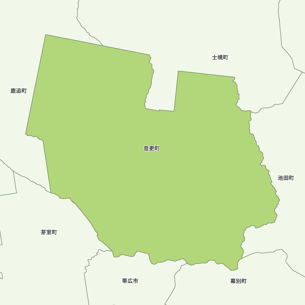 北海道十勝総合振興局河東郡音更町の地図 | Map-It マップ・イット