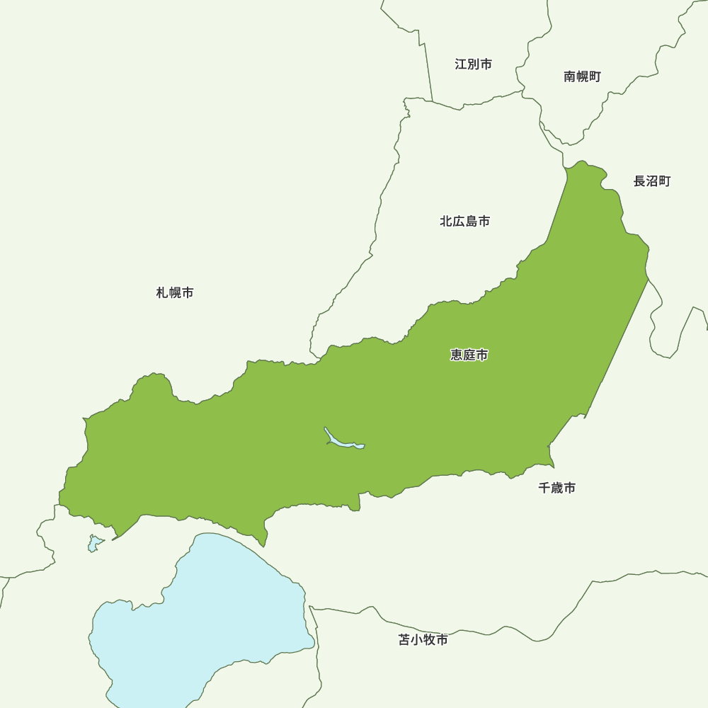 DIGITOWN 北海道恵庭市 地図データ DIGITOWN 北海道恵庭市 地図データ