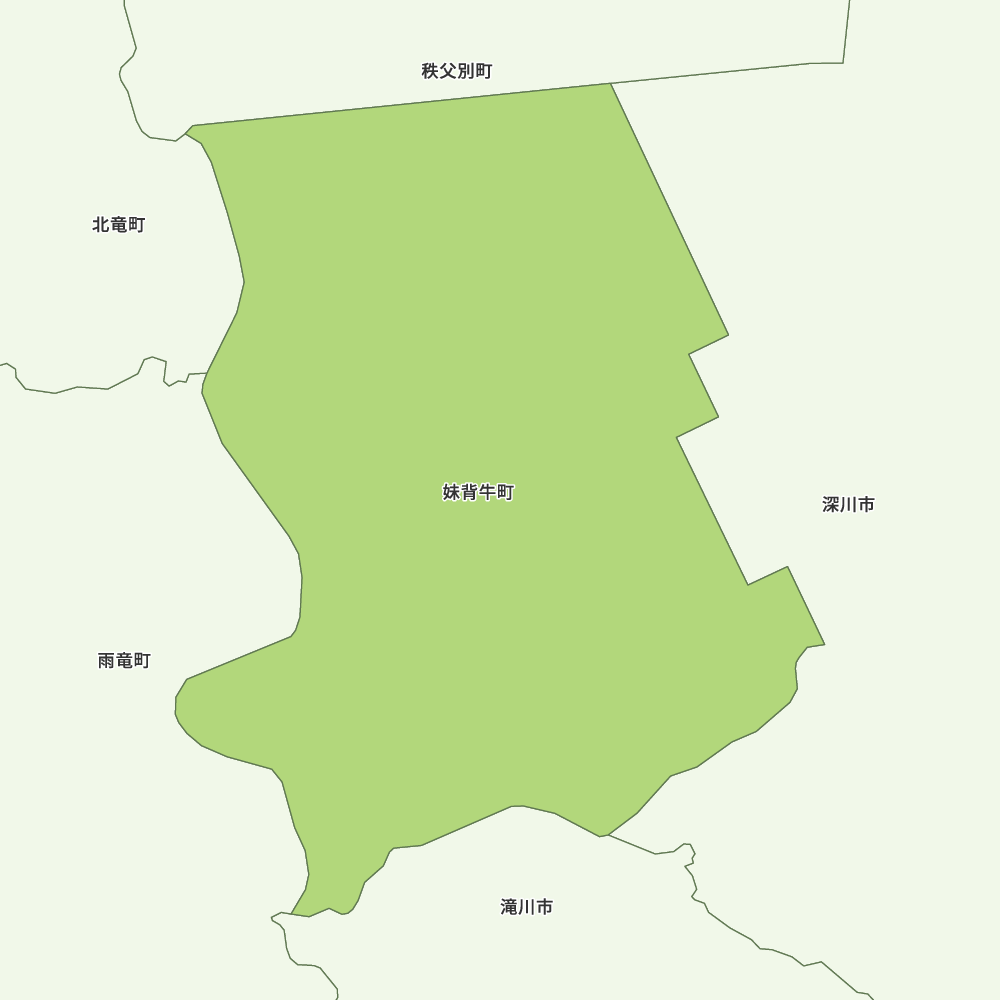 北海道空知総合振興局雨竜郡妹背牛町の地図 | Map-It マップ・イット