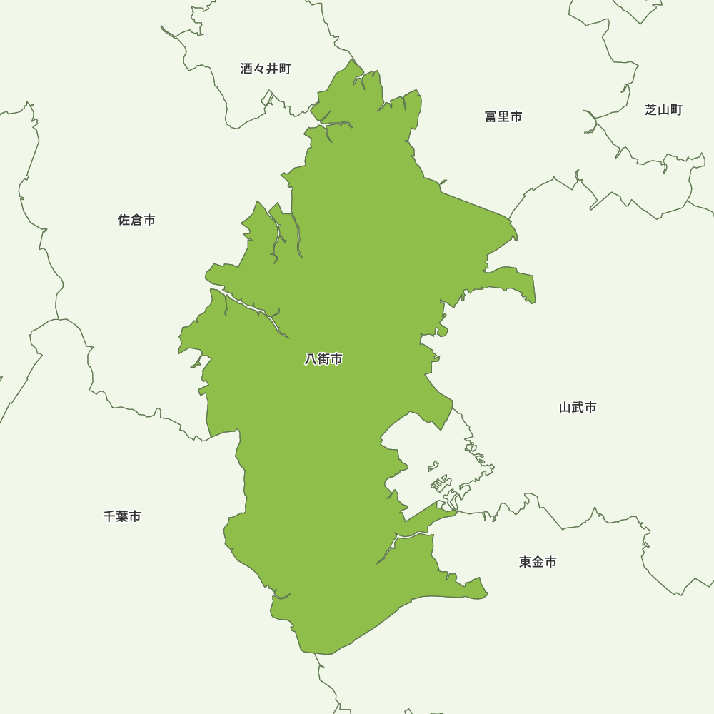 千葉県八街市の地図 Map It マップ・イット