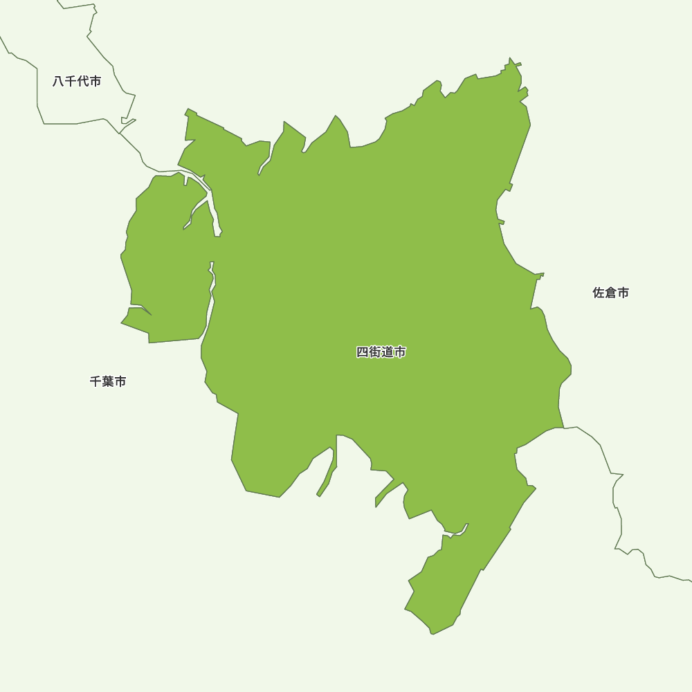 千葉県四街道市の地図 | Map-It マップ・イット