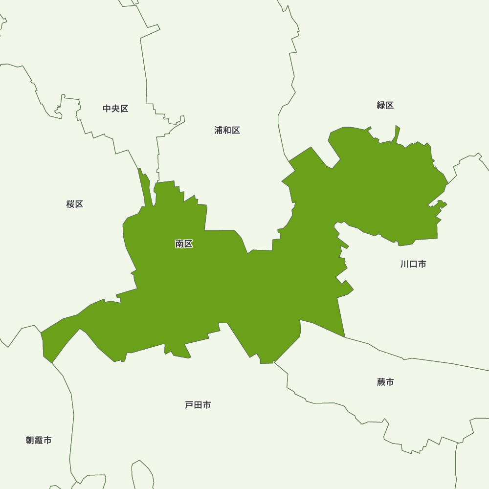 ブルーマップ さいたま市 南区 埼玉県さいたま市南区の地図 | Map-