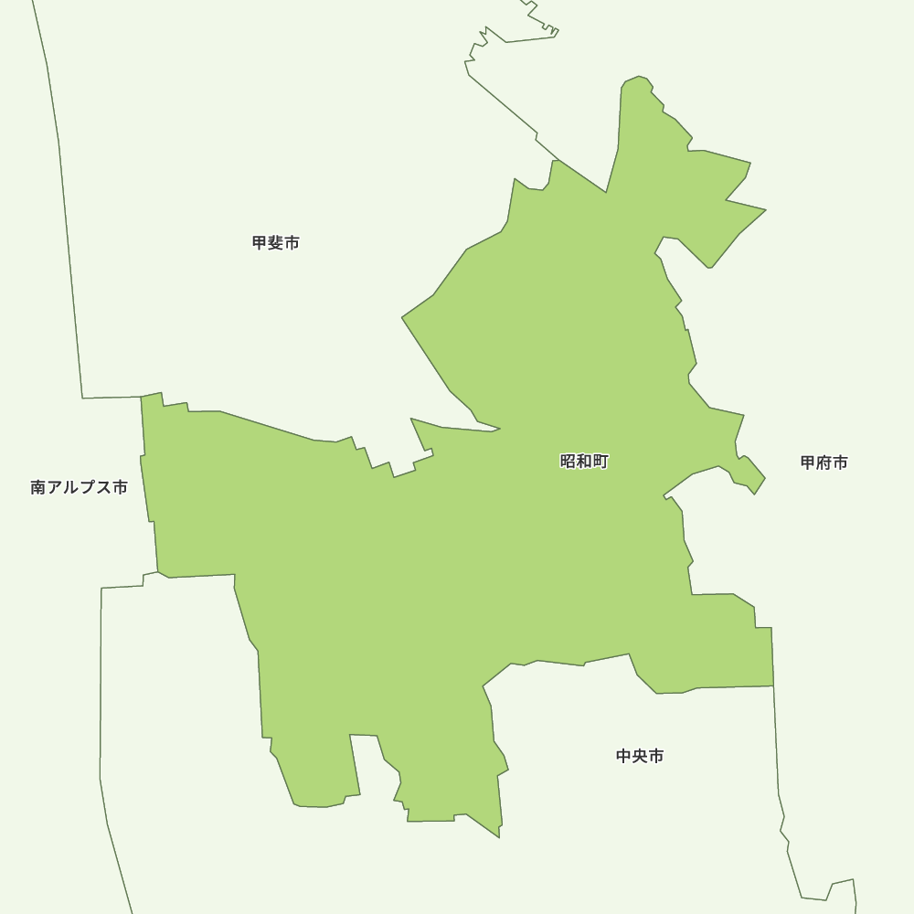 山梨県中巨摩郡昭和町の地図 | Map-It マップ・イット