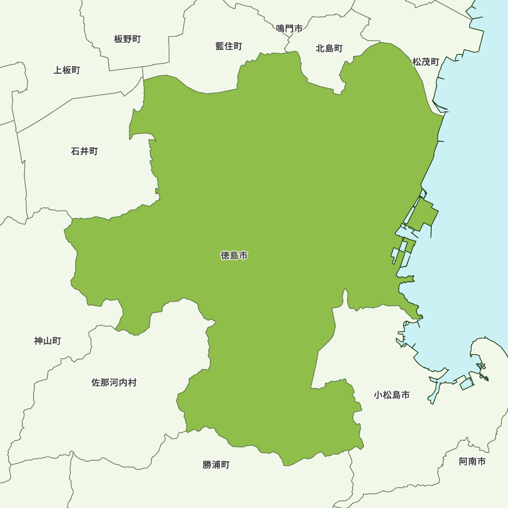 徳島県徳島市の地図 | Map-It マップ・イット
