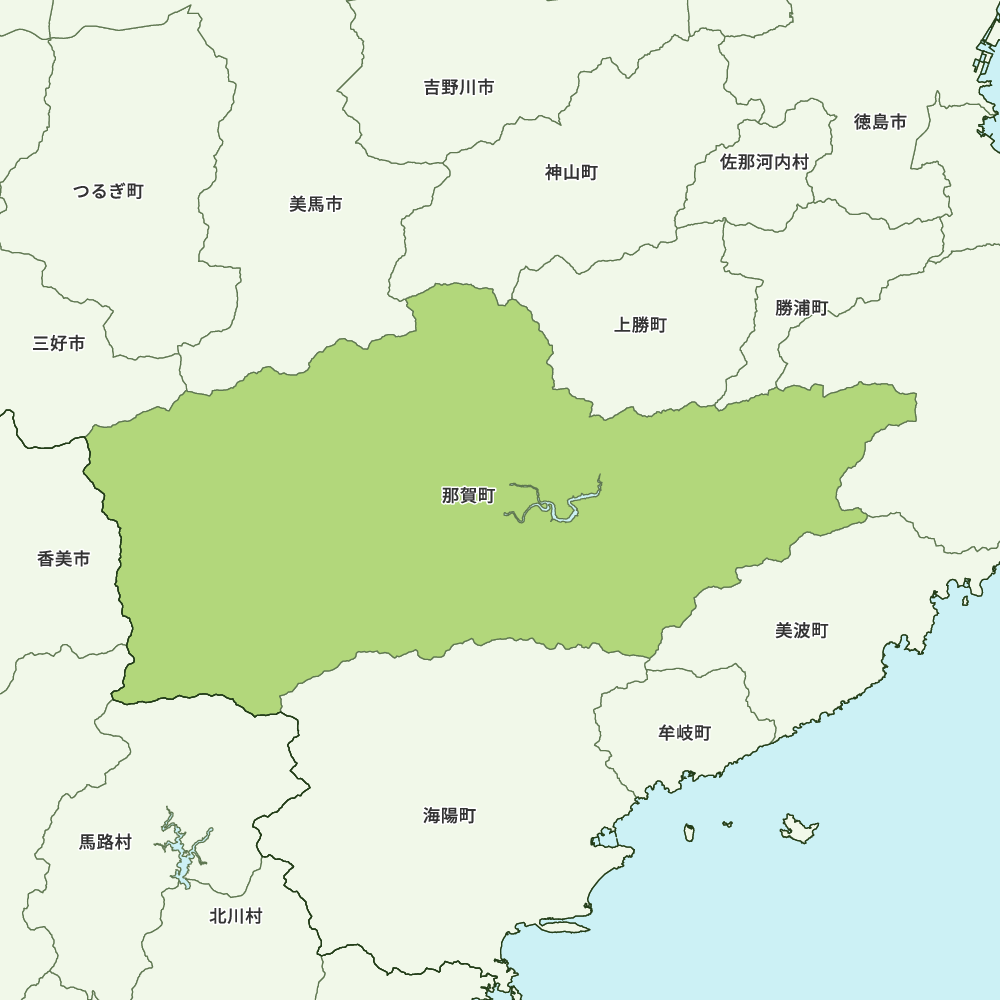 徳島県那賀郡那賀町の地図 | Map-It マップ・イット
