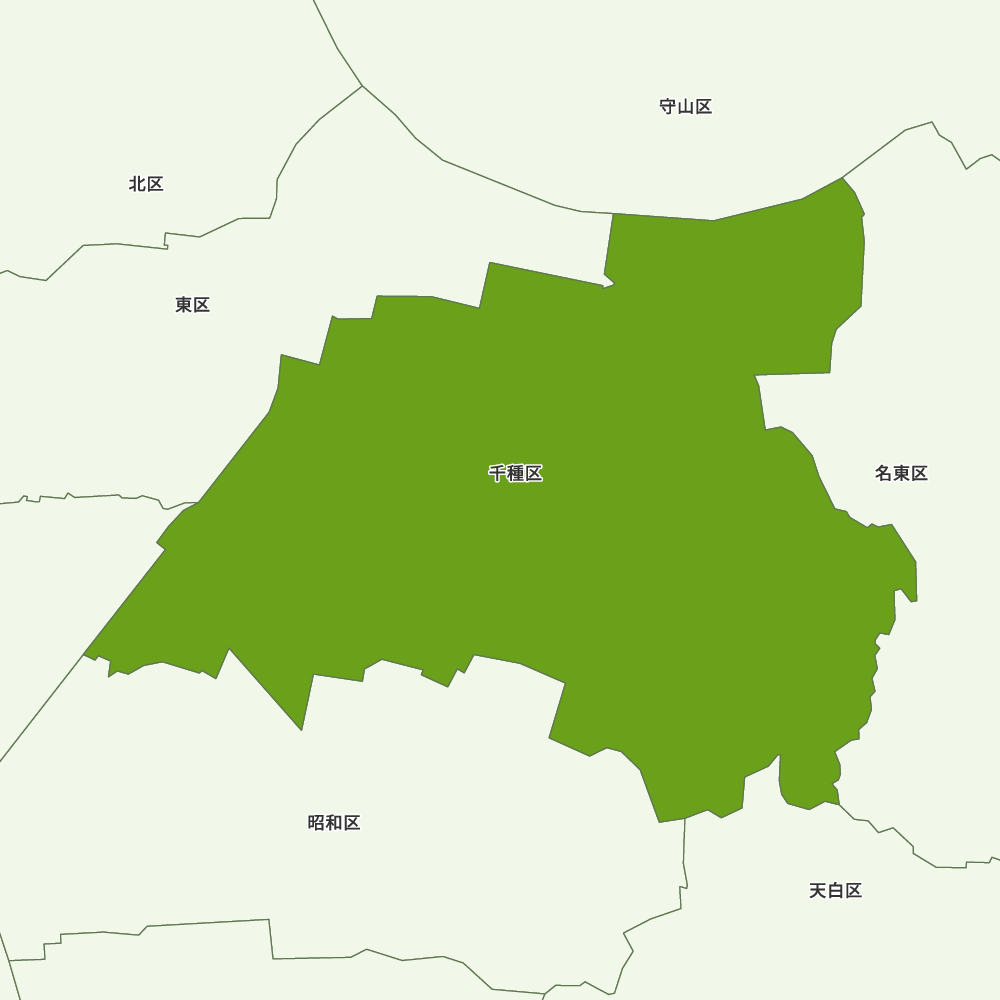 愛知県名古屋市千種区の地図 | Map-It マップ・イット