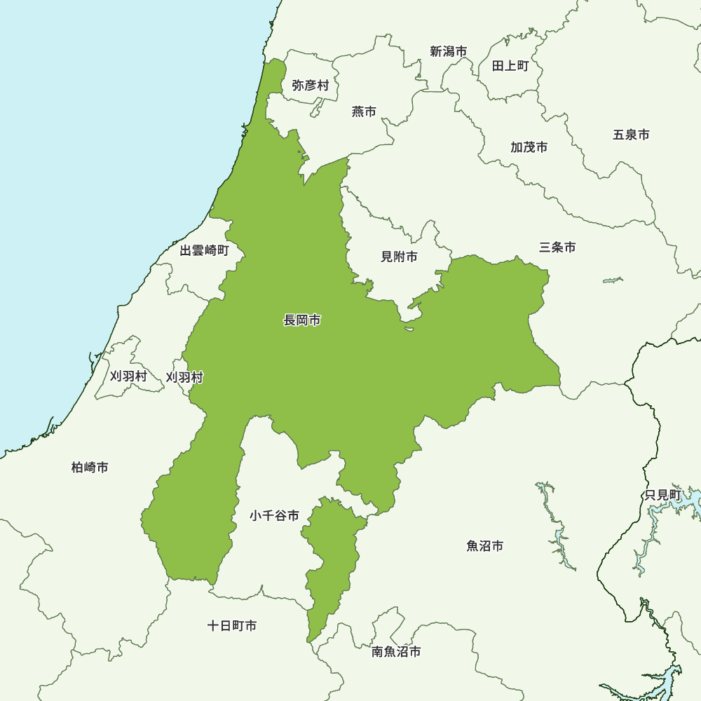新潟県長岡市の地図 | Map-It マップ・イット