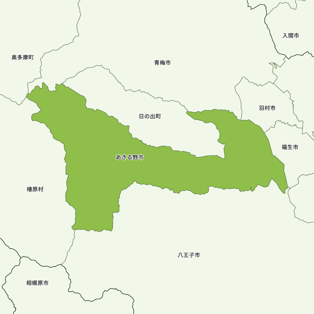 東京都あきる野市の地図 | Map-It マップ・イット