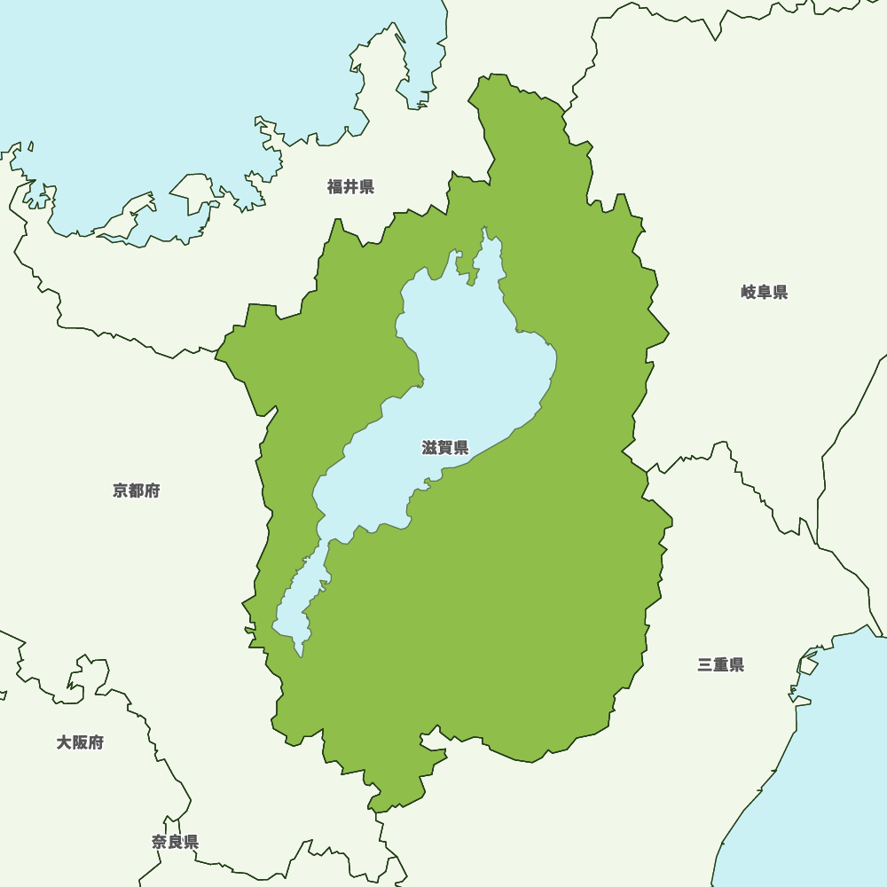 滋賀県の地図 | Map-It マップ・イット