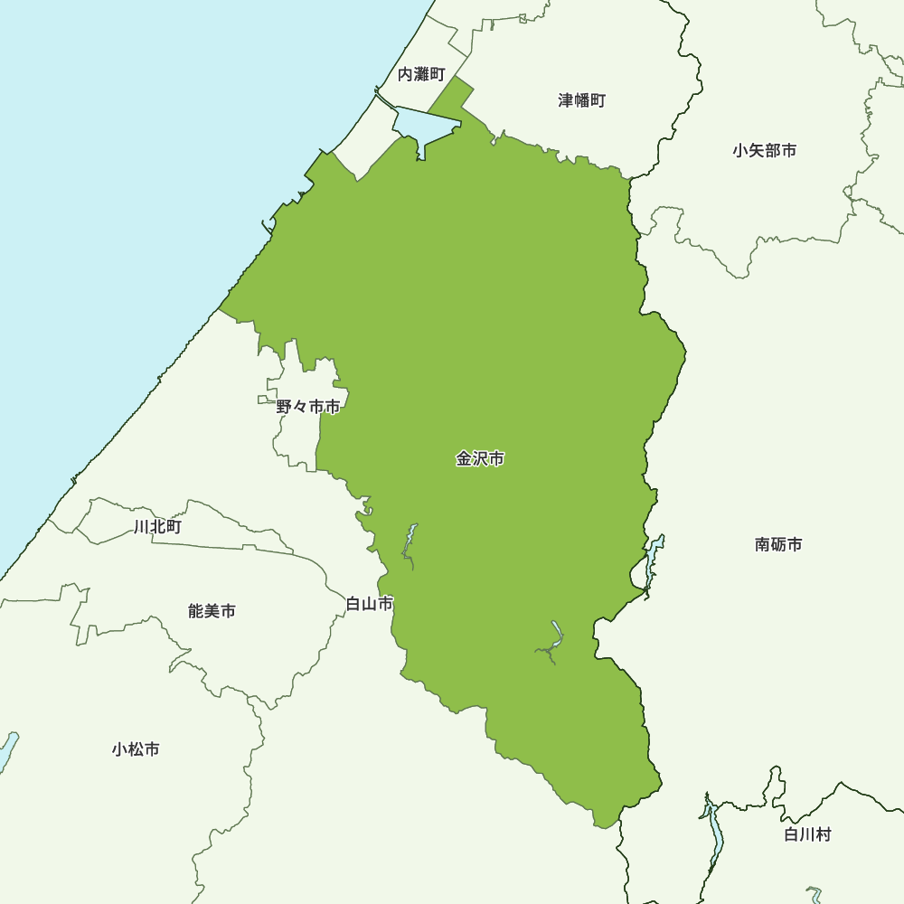 石川県金沢市の地図 | Map-It マップ・イット