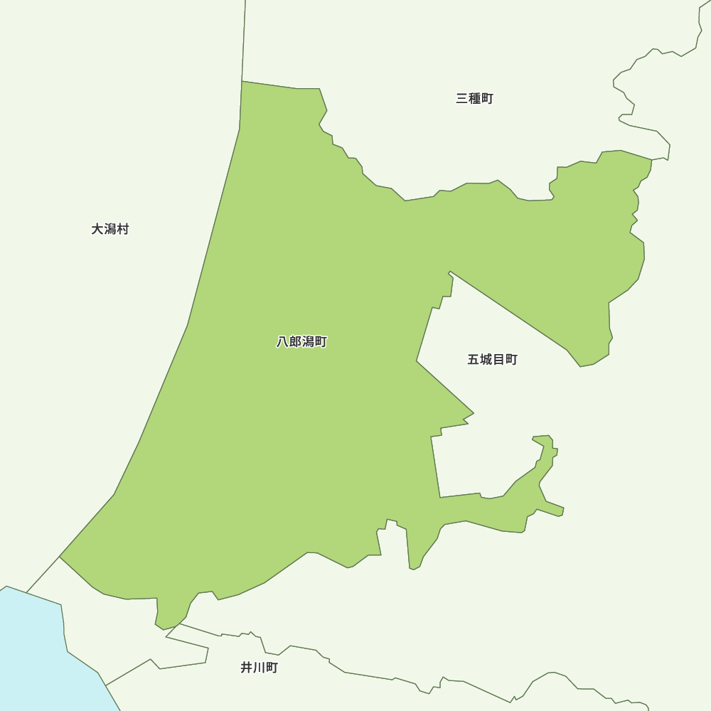 秋田県南秋田郡八郎潟町の地図 | Map-It マップ・イット