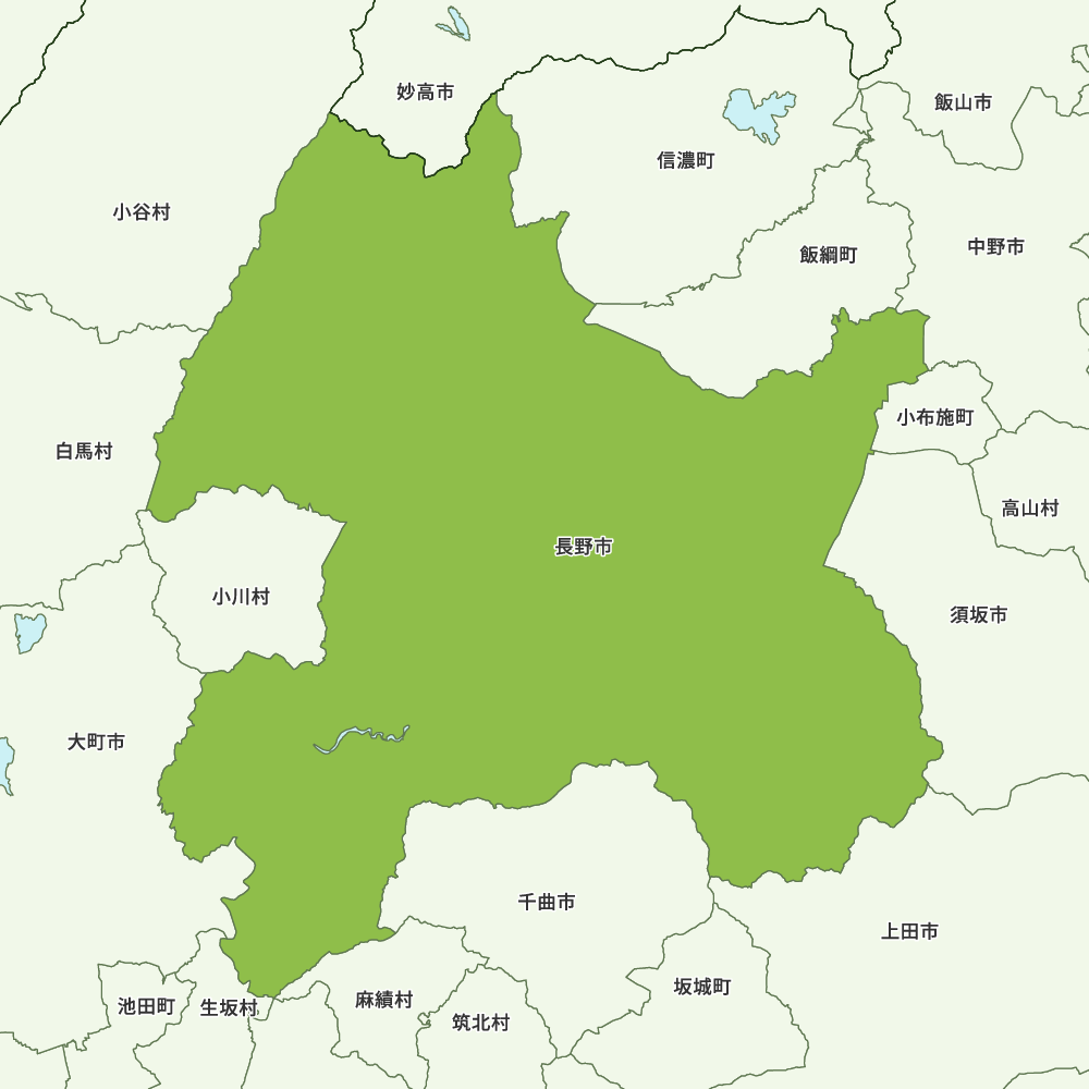 長野県長野市の地図 | Map-It マップ・イット
