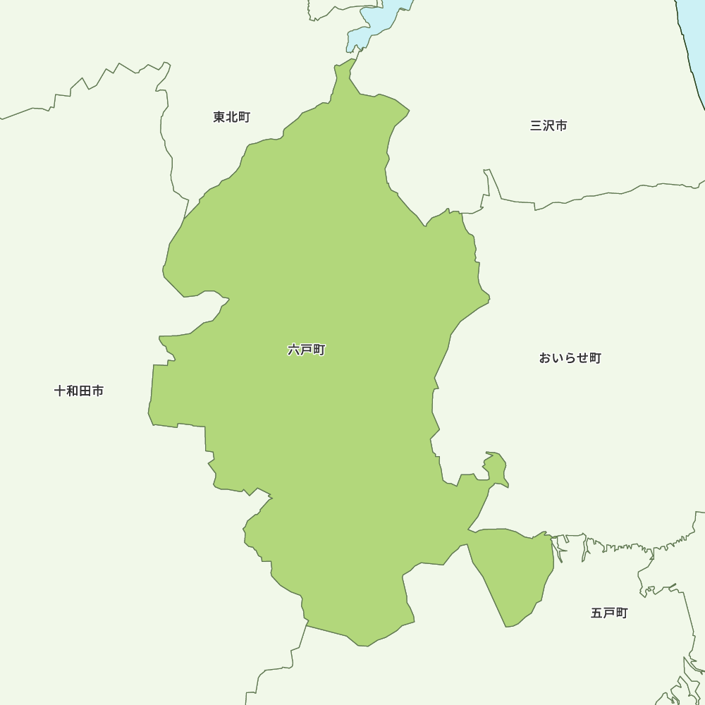 青森県上北郡六戸町の地図 | Map-It マップ・イット