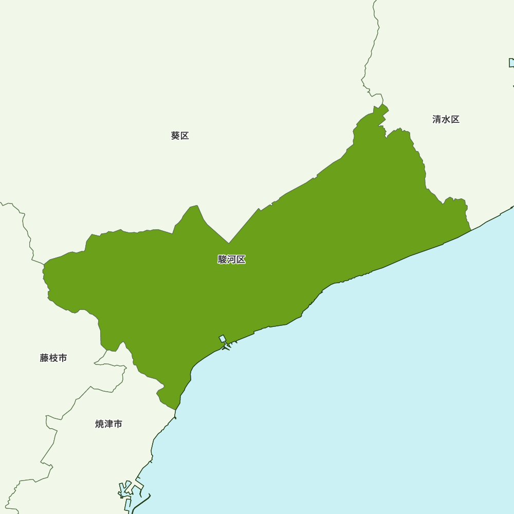 静岡県静岡市駿河区の地図 | Map-It マップ・イット