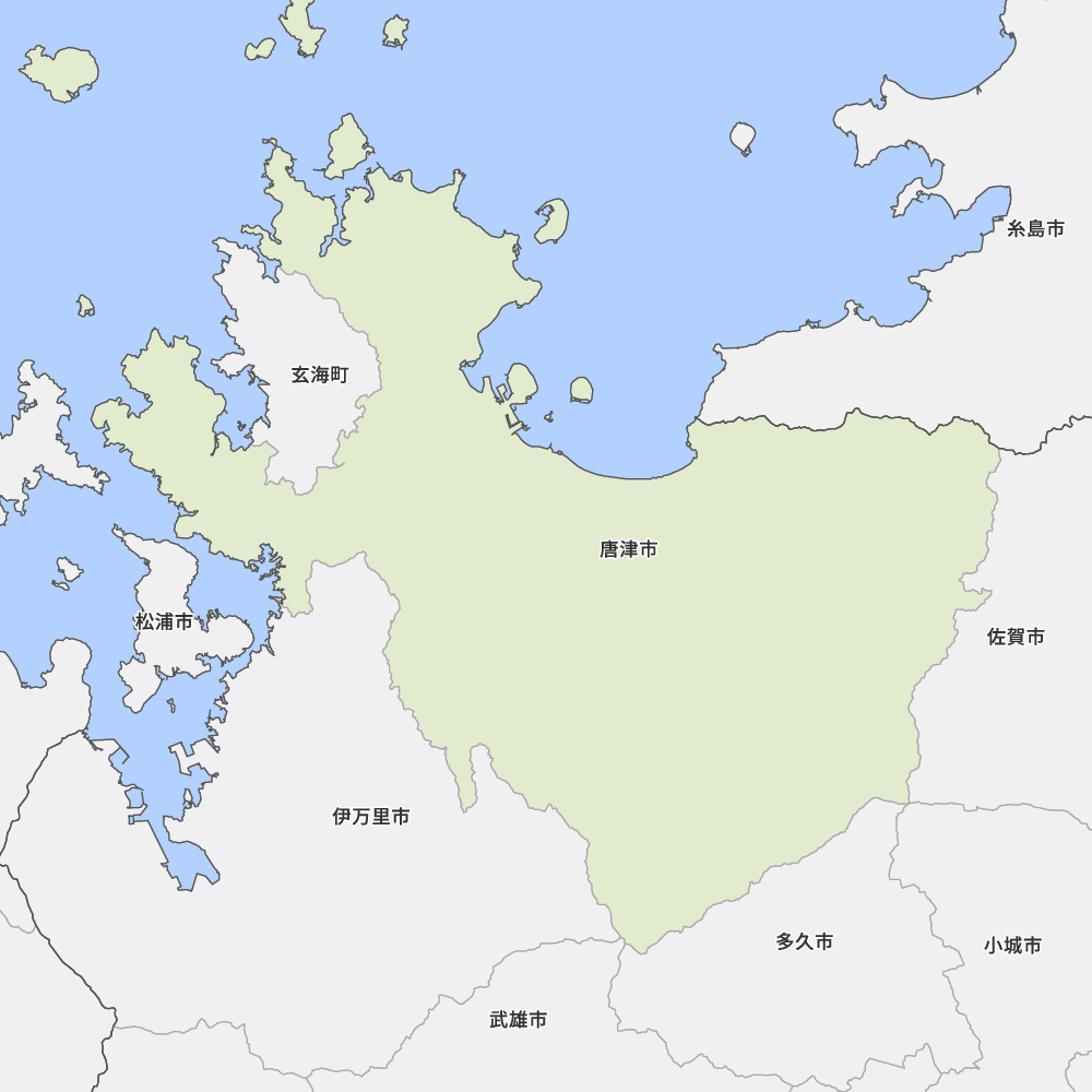 佐賀県唐津市の地図 Map It マップ イット