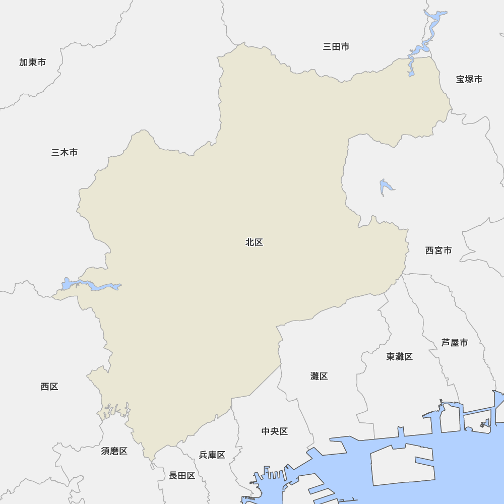 兵庫県神戸市北区の地図 Map It マップ イット