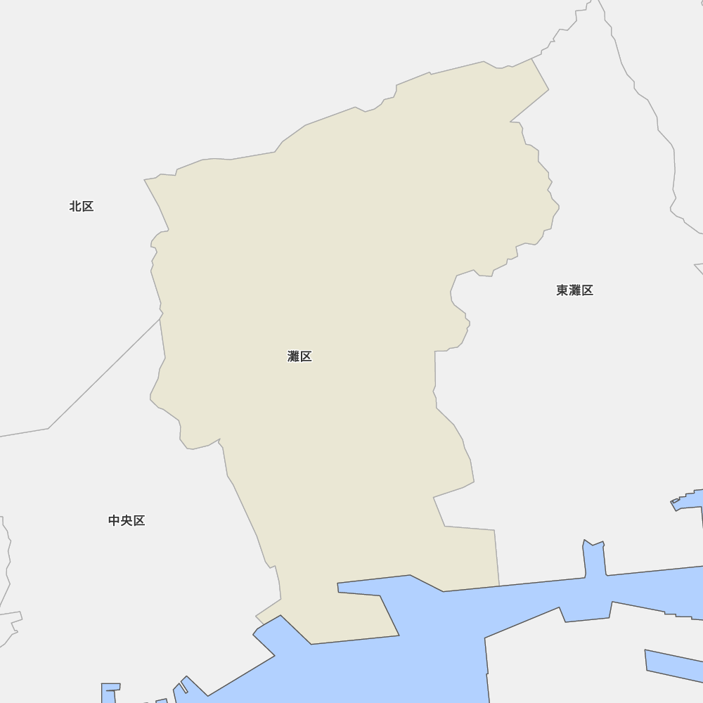 兵庫県神戸市灘区の地図 | Map-It マップ・イット