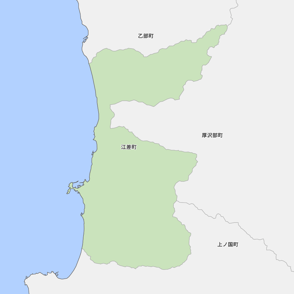 北海道檜山振興局檜山郡江差町の地図 | Map-It マップ・イット