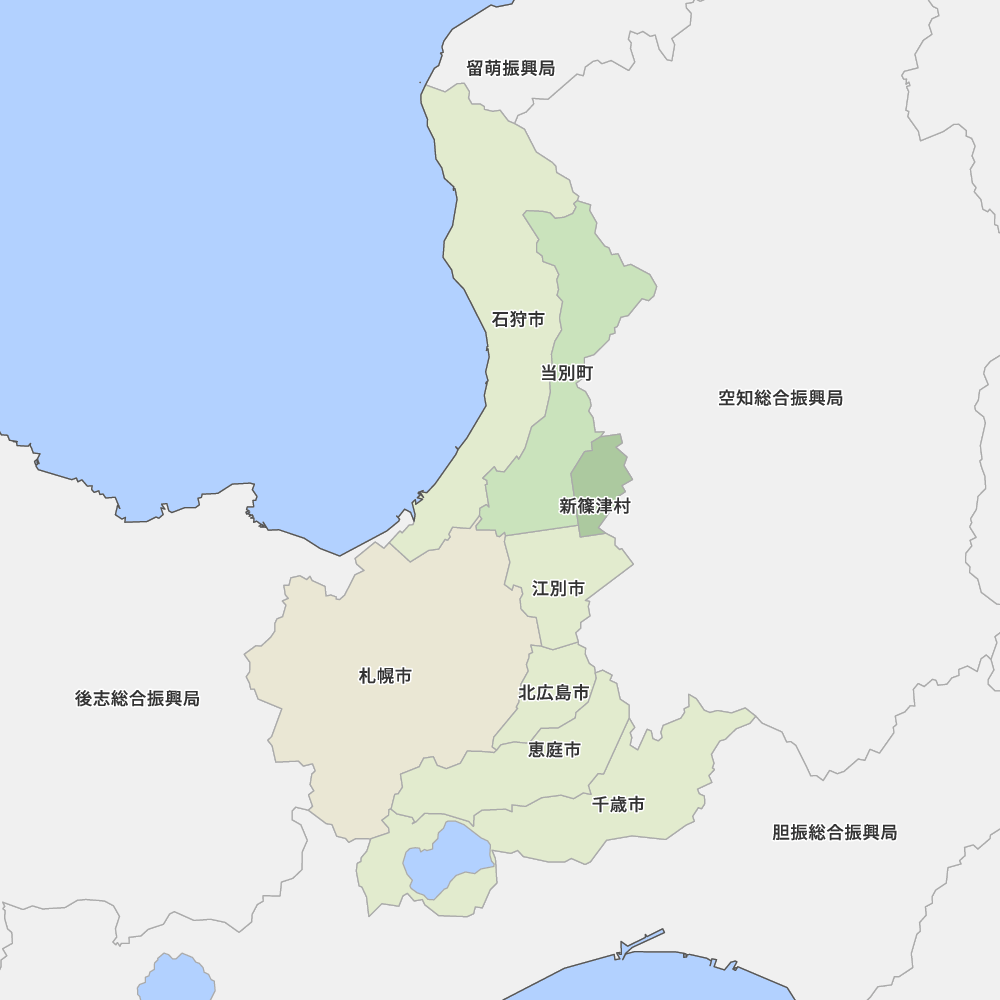 北海道石狩振興局の地図 Map It マップ イット