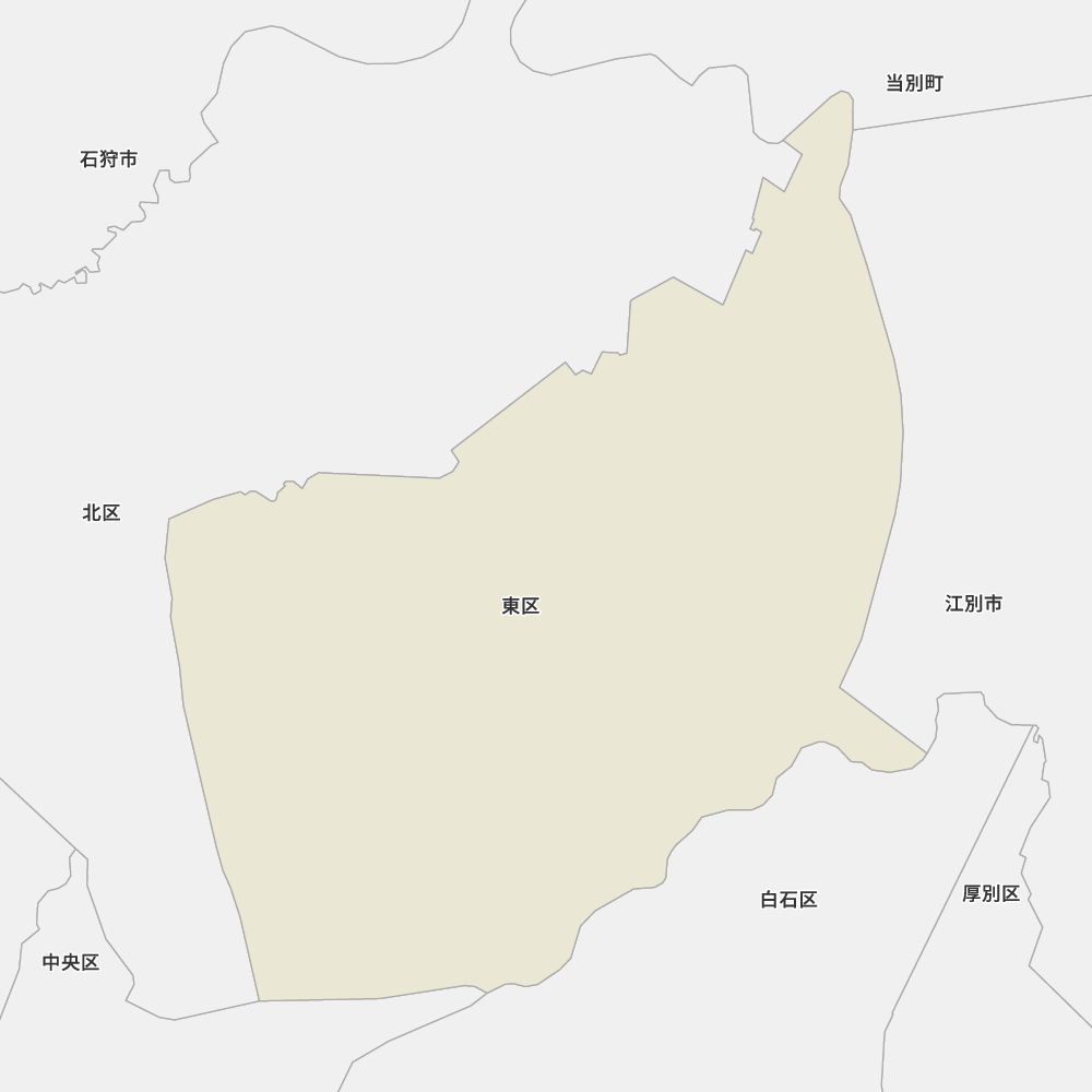 北海道石狩振興局札幌市東区の地図 Map It マップ イット