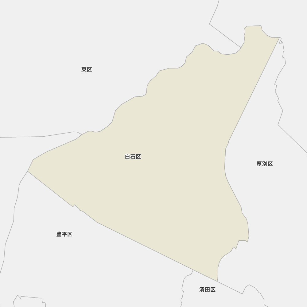 北海道石狩振興局札幌市白石区の地図 Map It マップ イット