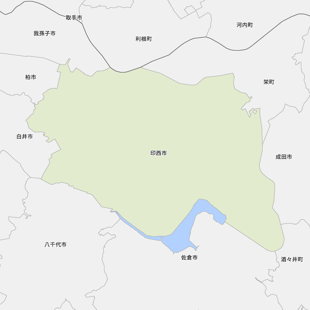 千葉県印西市の地図 Map It マップ イット