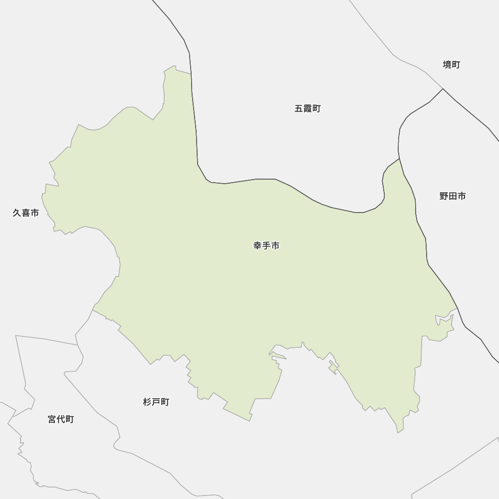 埼玉県幸手市の地図 Map It マップ イット