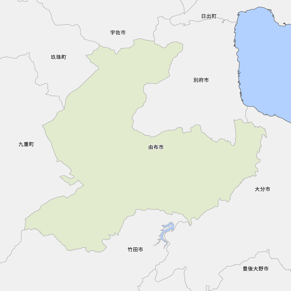 大分県由布市の地図 Map It マップ イット