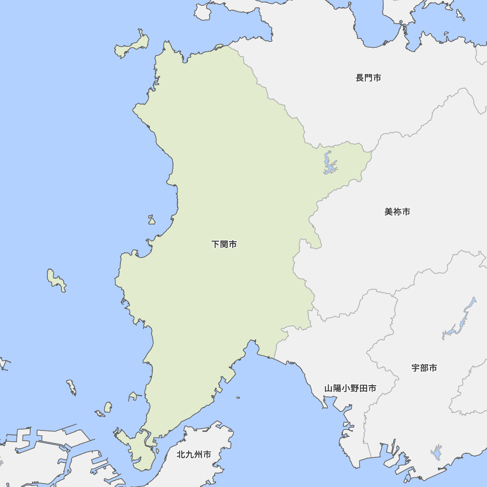 山口県下関市の地図 Map It マップ イット