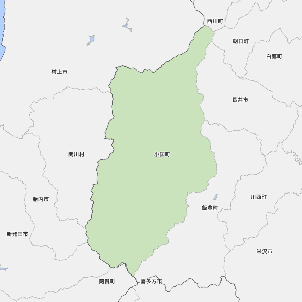 山形県西置賜郡小国町の地図 Map It マップ イット