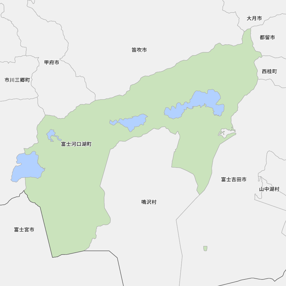 山梨県南都留郡富士河口湖町の地図 Map It マップ イット