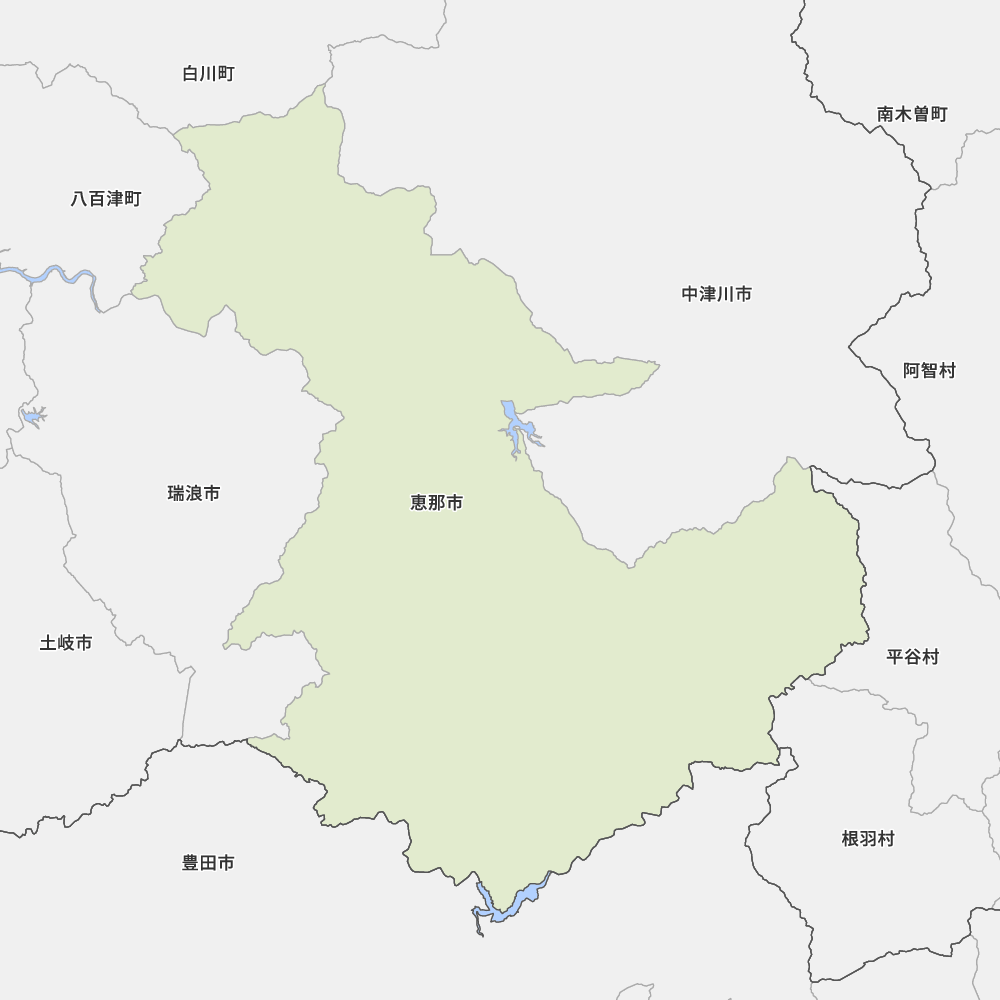 岐阜県恵那市の地図 Map It マップ イット