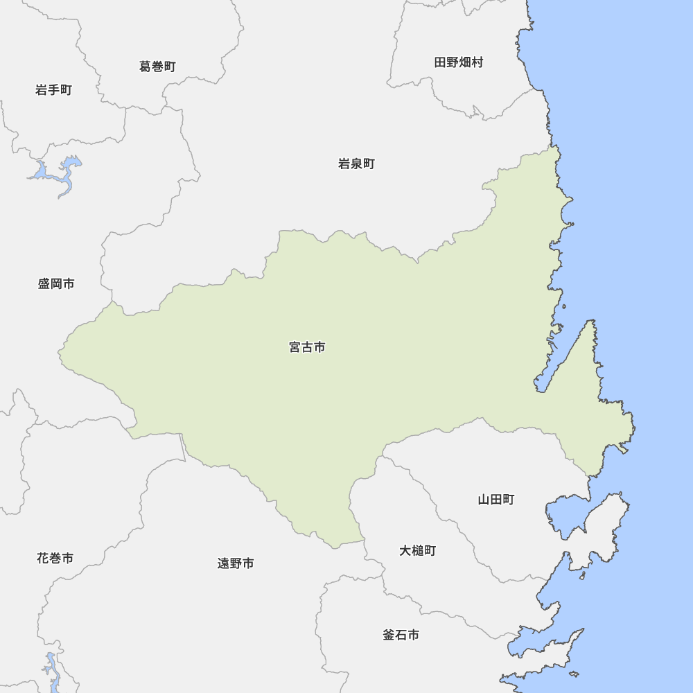 岩手県宮古市の地図 Map It マップ イット