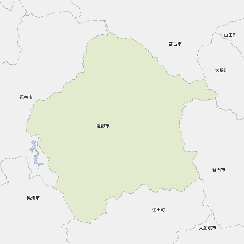 岩手県遠野市の地図 Map It マップ イット