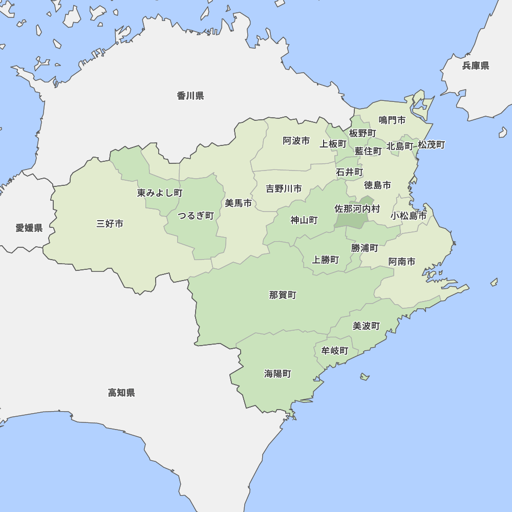 徳島県の地図 Map It マップ イット