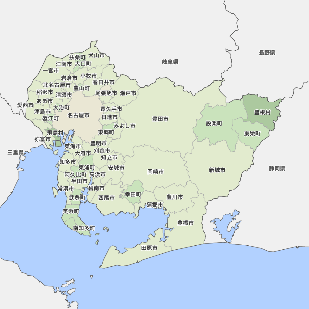 愛知県の地図 Map It マップ イット