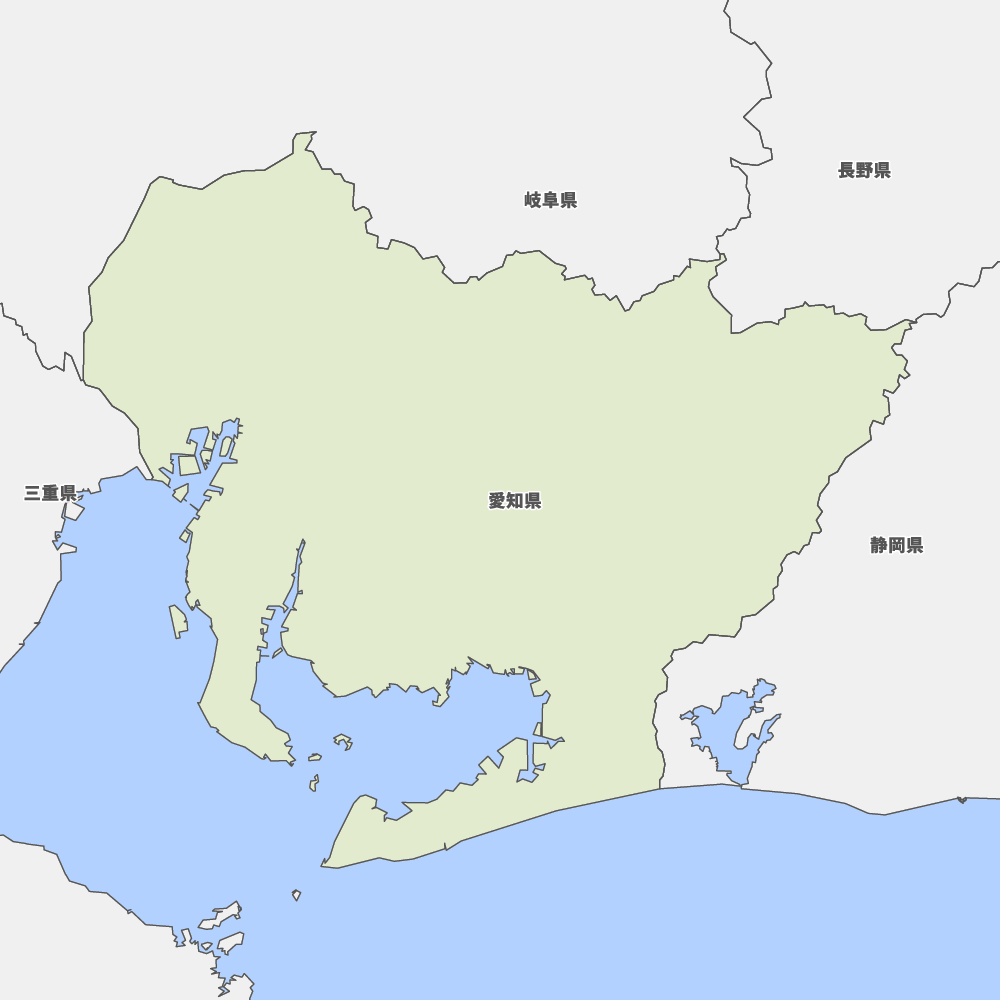 愛知県の地図 | Map-It マップ・イット