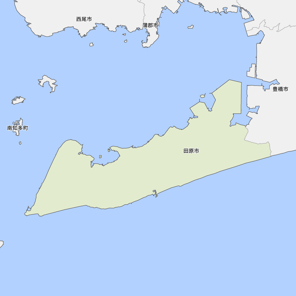 愛知県田原市の地図 | Map-It マップ・イット