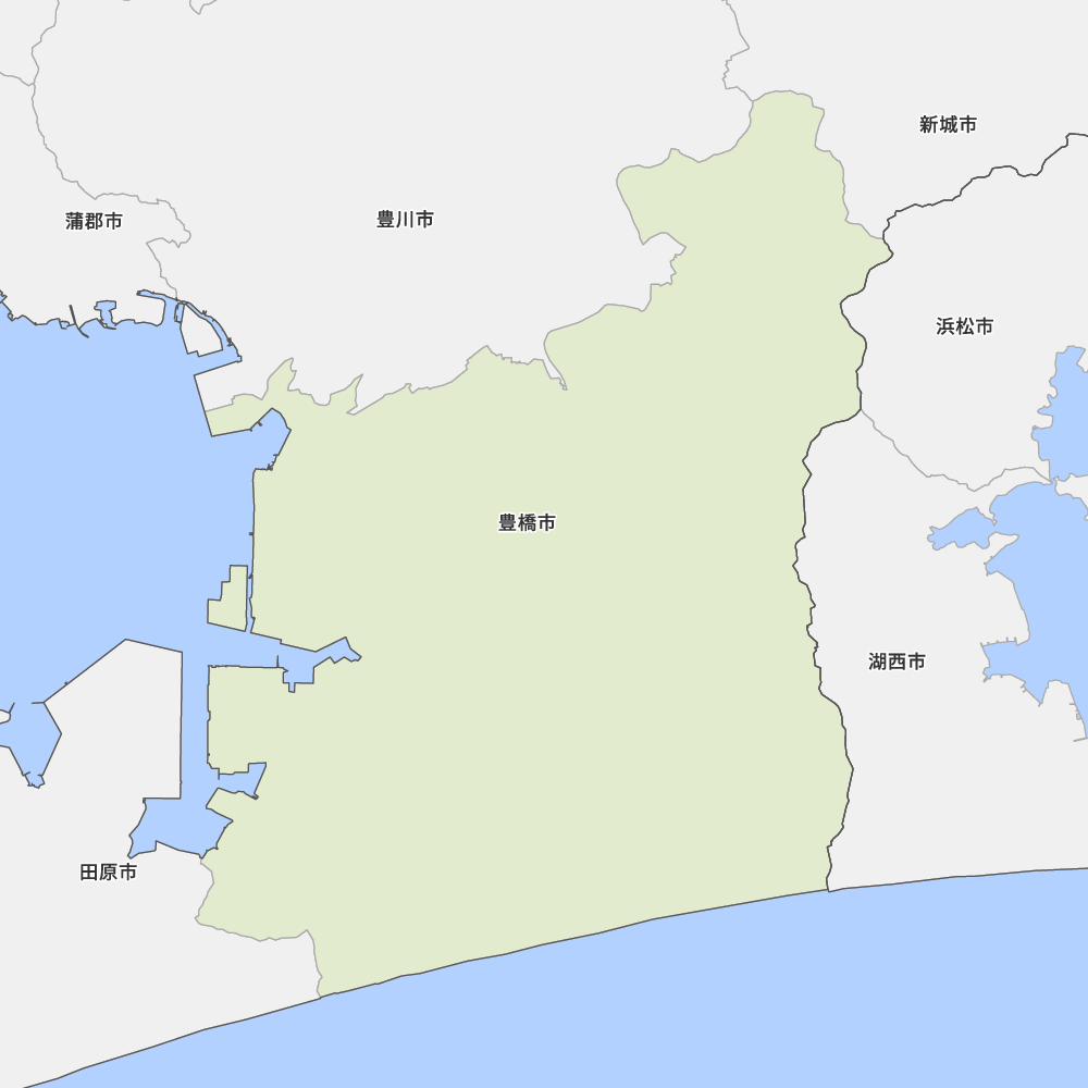 愛知県豊橋市の地図 Map It マップ イット