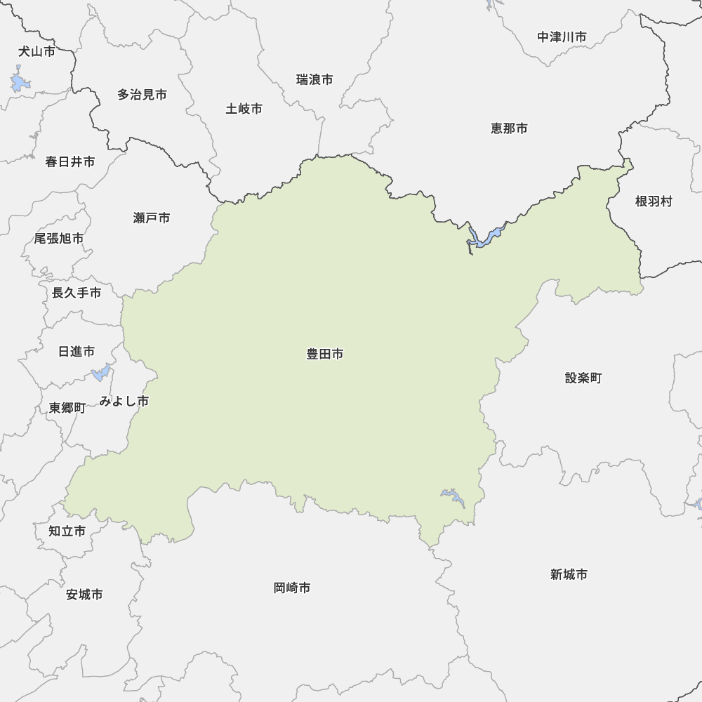 愛知県豊田市の地図 Map It マップ イット