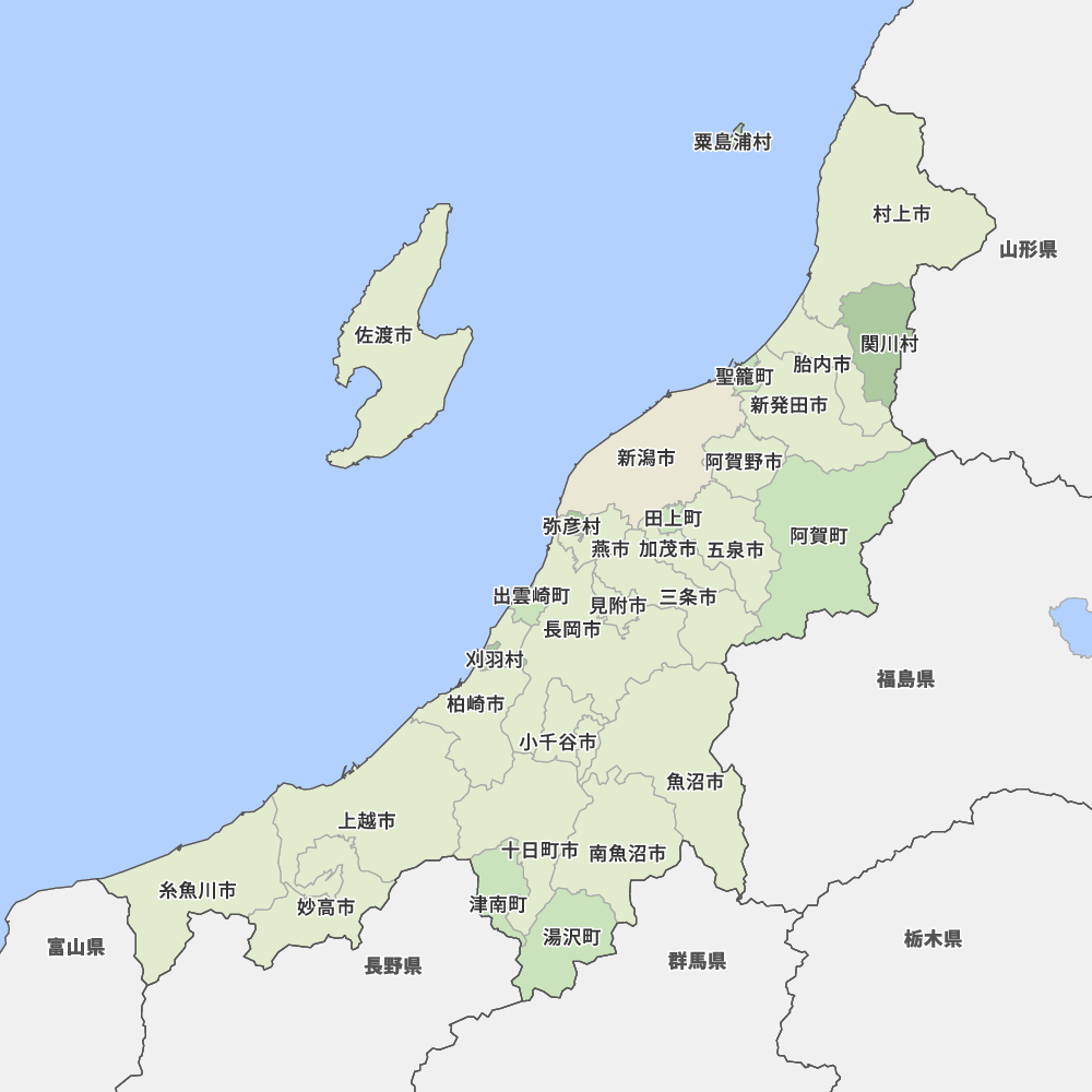 新潟県の地図 Map It マップ イット