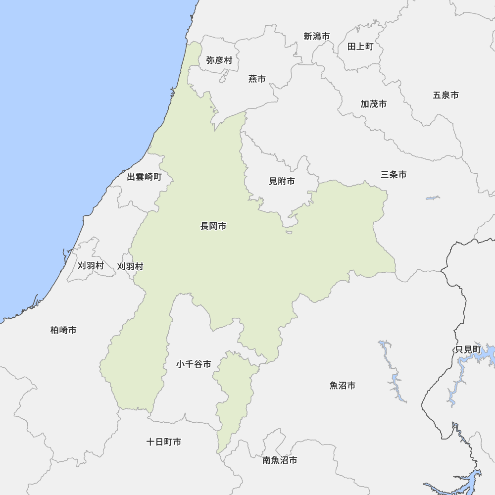 新潟県長岡市の地図 Map It マップ イット