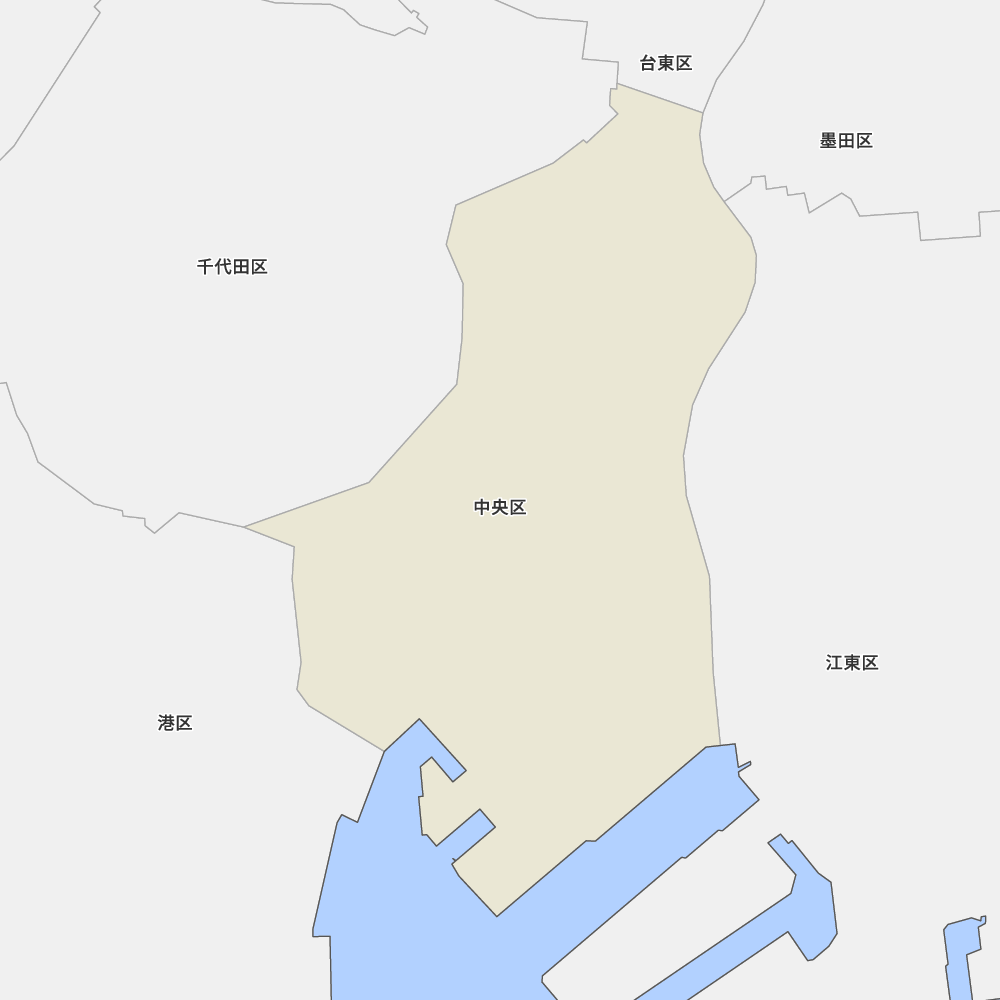 東京都中央区の地図 Map It マップ イット