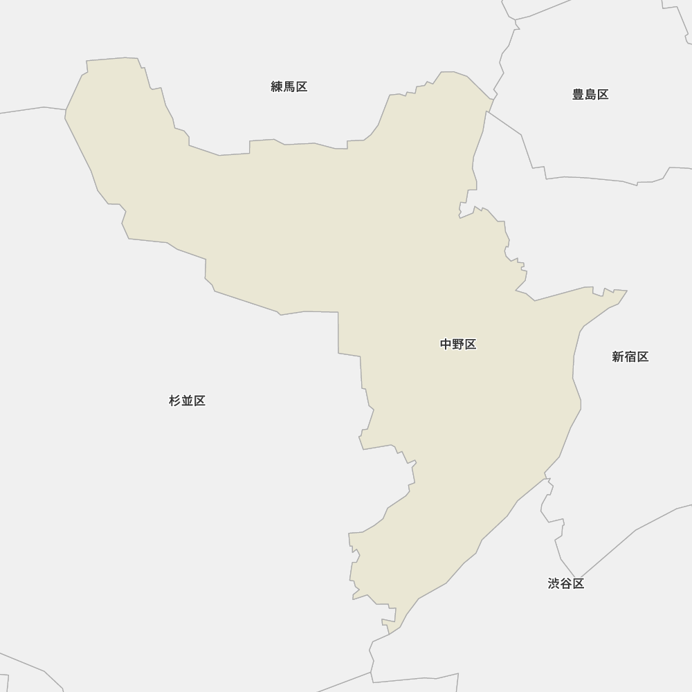 東京都中野区の地図 Map It マップ イット