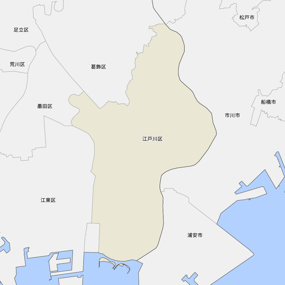 東京都江戸川区の地図 Map It マップ イット